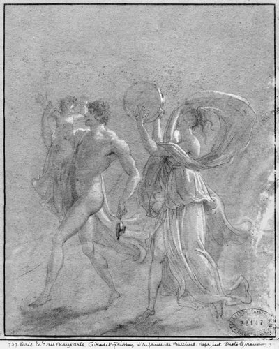 Infanzia di Bacco da Anne Louis Girodet de Roucy Trioson